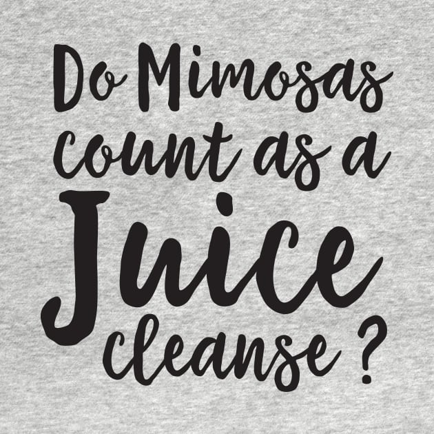 Mimosas count as juice cleanse by Blister